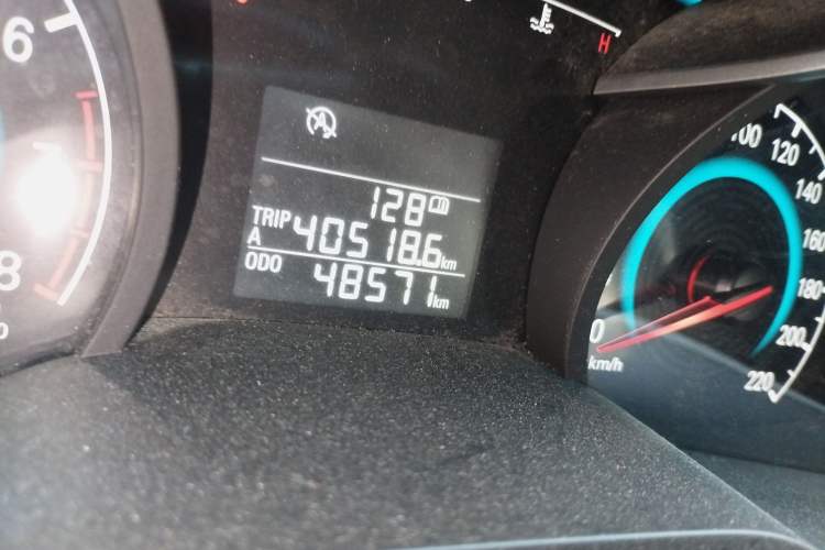 Used Chevrolet Cavalier 2016 1.5L Manual Enjoyment Edition Odometer Close Up