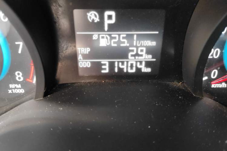 Used Chevrolet Cavalier 2016 1.5L Automatic Enjoyment Edition Odometer Close Up