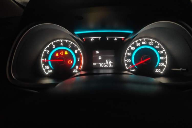 Used Chevrolet Cavalier 2016 1.5L Manual Enjoyment Edition Odometer Close Up