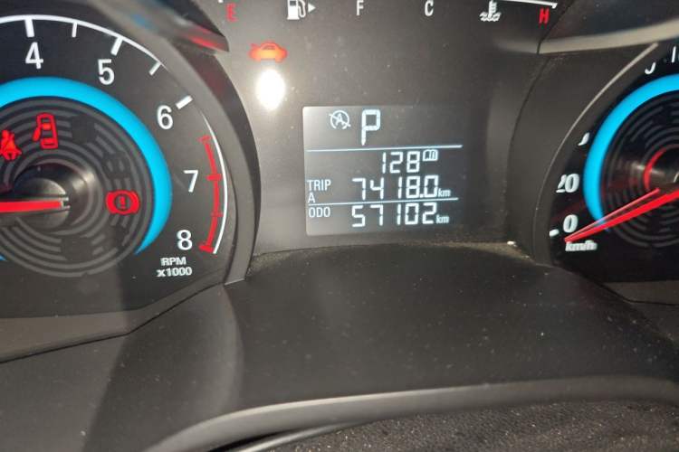 Used Chevrolet Cavalier 2016 1.5L Automatic Enjoyment Edition Odometer Close Up