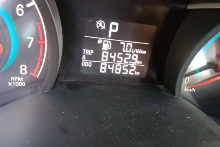 Used Chevrolet Cavalier 2016 1.5L Automatic Enjoyment Edition Odometer Close Up