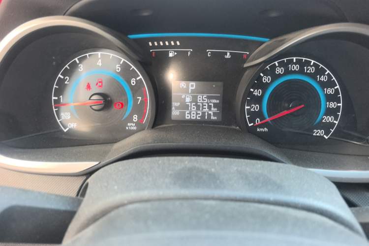 Used Chevrolet Cavalier 2016 1.5L Automatic Enjoyment Edition Odometer Close Up