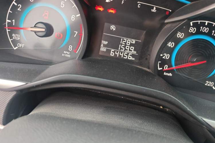 Used Chevrolet Cavalier 2016 1.5L Manual Enjoyment Edition Odometer Close Up