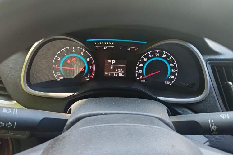 Used Chevrolet Cavalier 2016 1.5L Automatic Enjoyment Edition Odometer Close Up