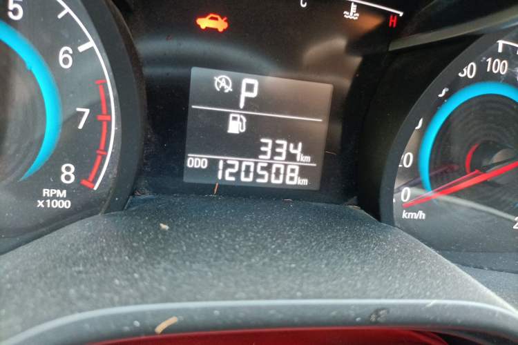Used Chevrolet Cavalier 2016 1.5L Automatic Xinyue Edition Odometer Close Up