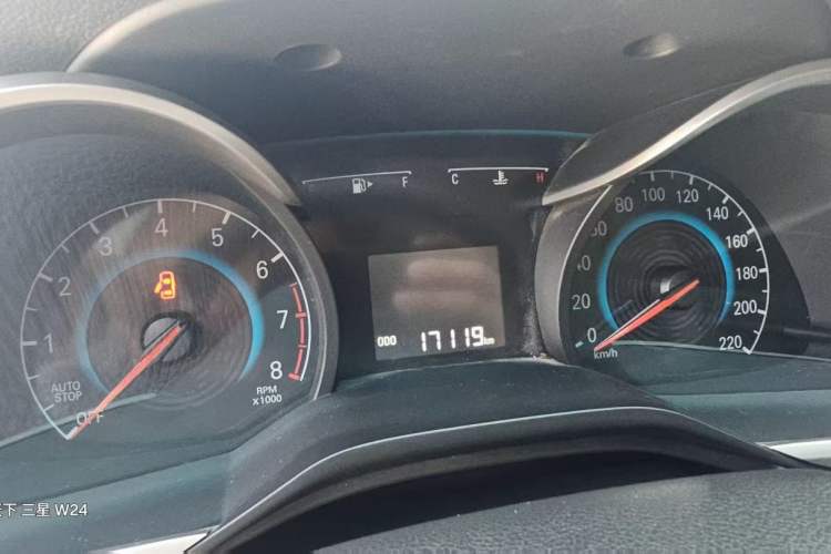 Used Chevrolet Cavalier 2016 1.5L Automatic Enjoyment Edition Odometer Close Up