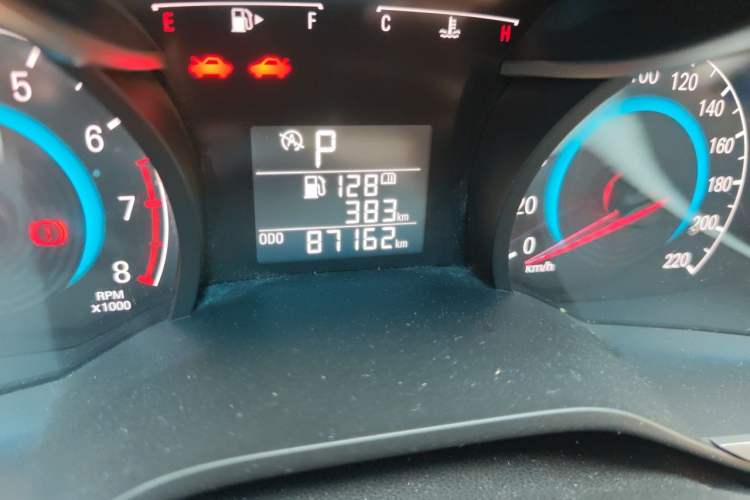 Used Chevrolet Cavalier 2016 1.5L Automatic Enjoyment Edition Odometer Close Up