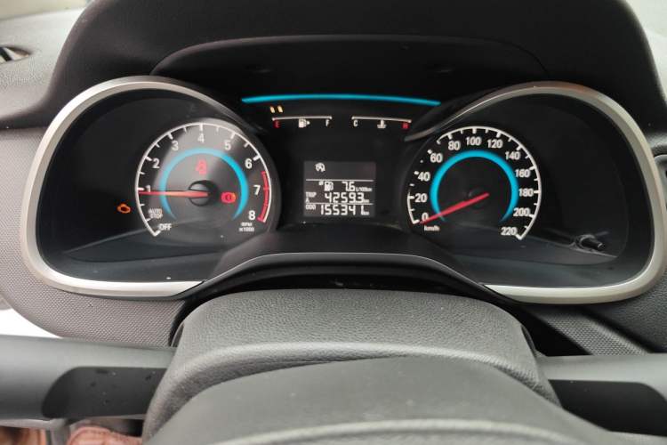 Used Chevrolet Cavalier 2016 1.5L Manual Enjoyment Edition Odometer Close Up