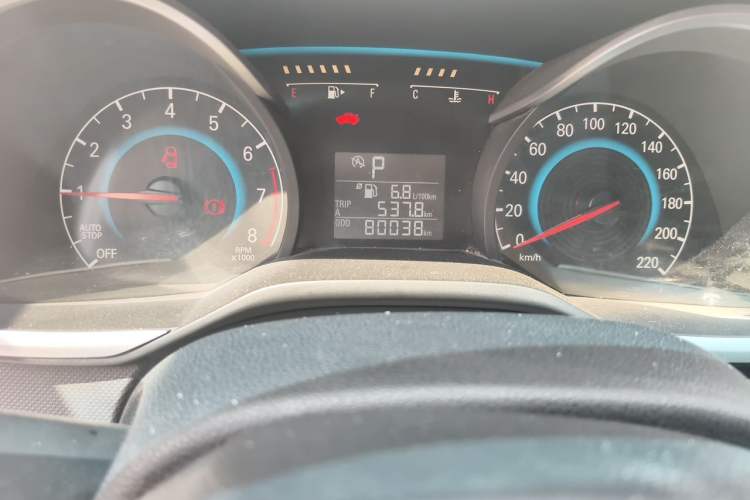 Used Chevrolet Cavalier 2016 1.5L Automatic Enjoyment Edition Odometer Close Up