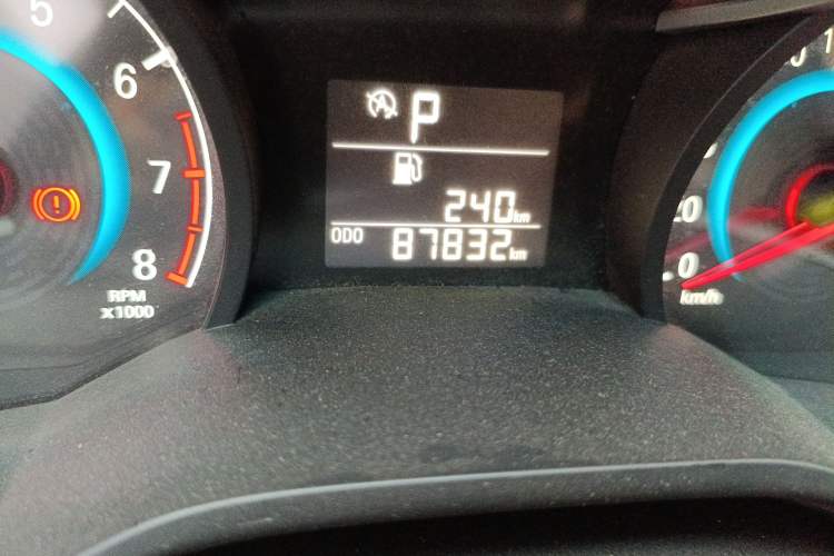 Used Chevrolet Cavalier 2016 1.5L Automatic Enjoyment Edition Odometer Close Up