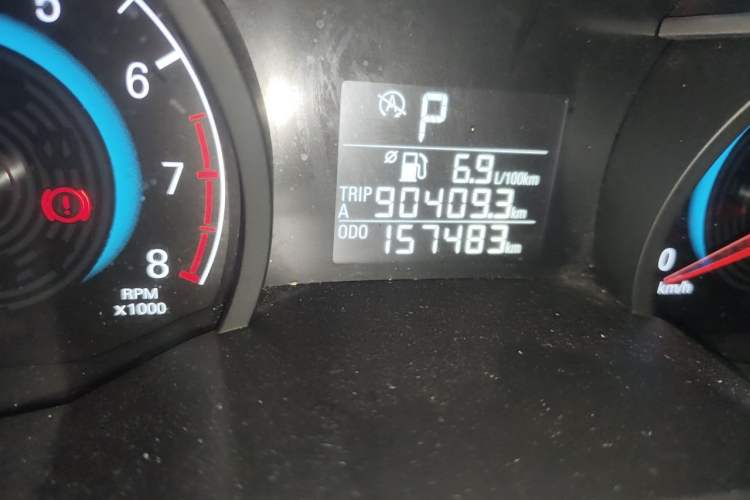 Used Chevrolet Cavalier 2016 1.5L Automatic Enjoyment Edition Odometer Close Up