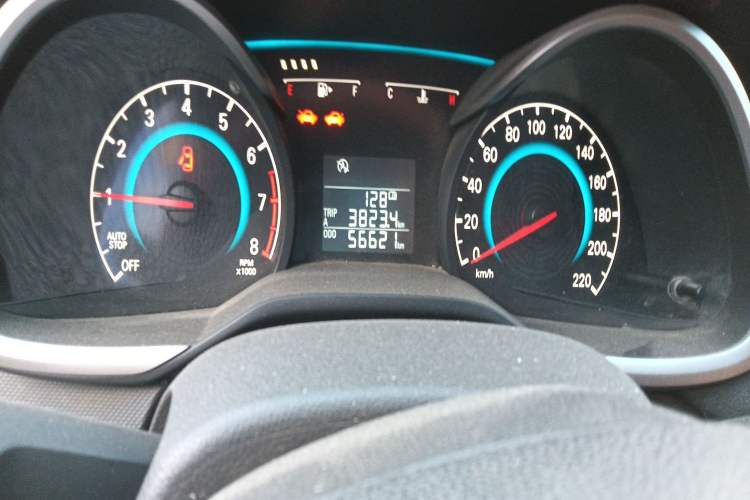 Used Chevrolet Cavalier 2016 1.5L Manual Enjoyment Edition Odometer Close Up