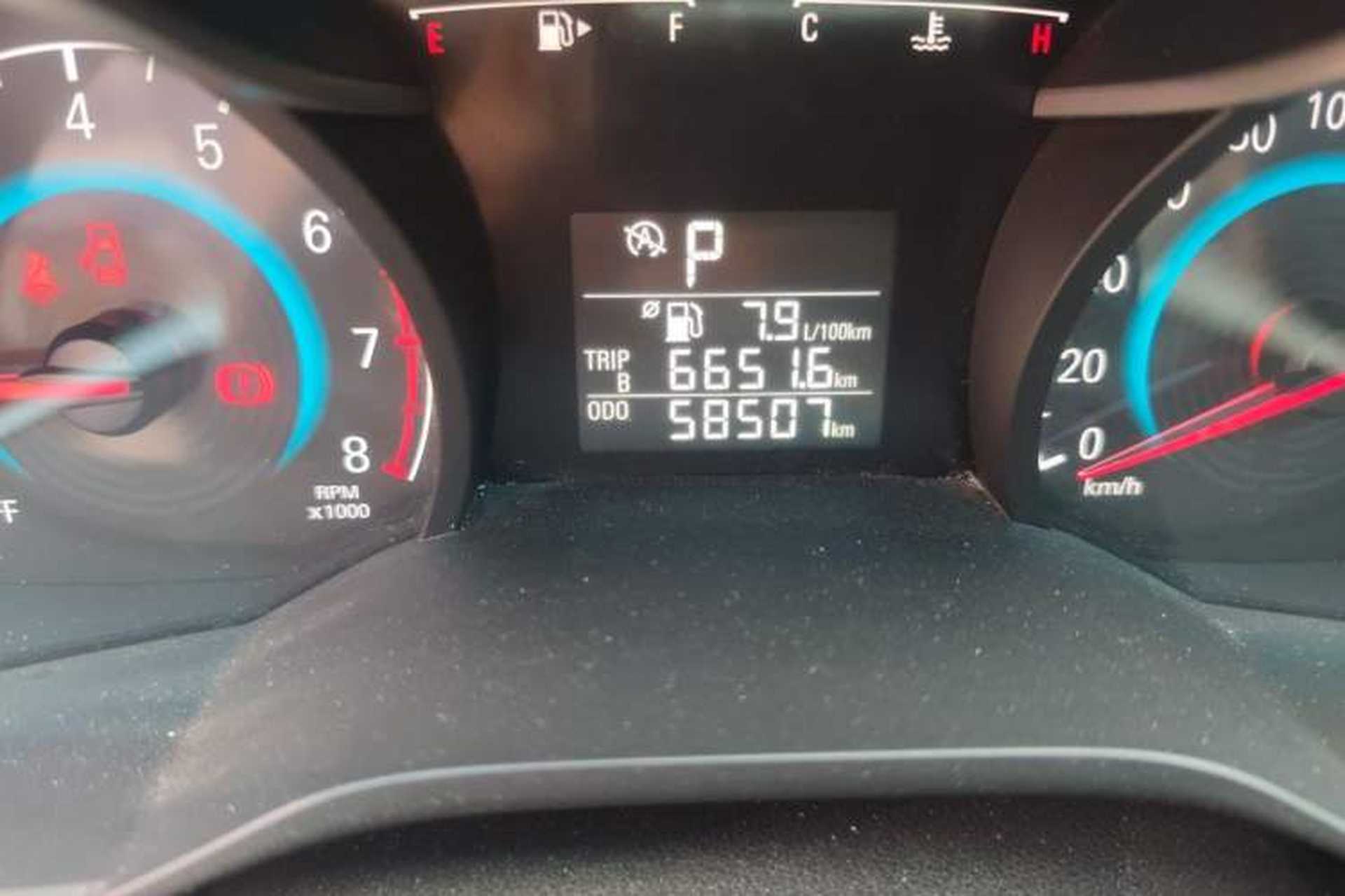 Used Chevrolet Cavalier 2016 1.5L Automatic Xinyue Edition Odometer Close Up