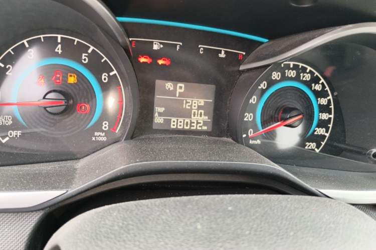 Used Chevrolet Cavalier 2016 1.5L Automatic Enjoyment Edition Odometer Close Up