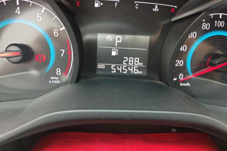 Used Chevrolet Cavalier 2016 1.5L Automatic Xinyue Edition Odometer Close Up