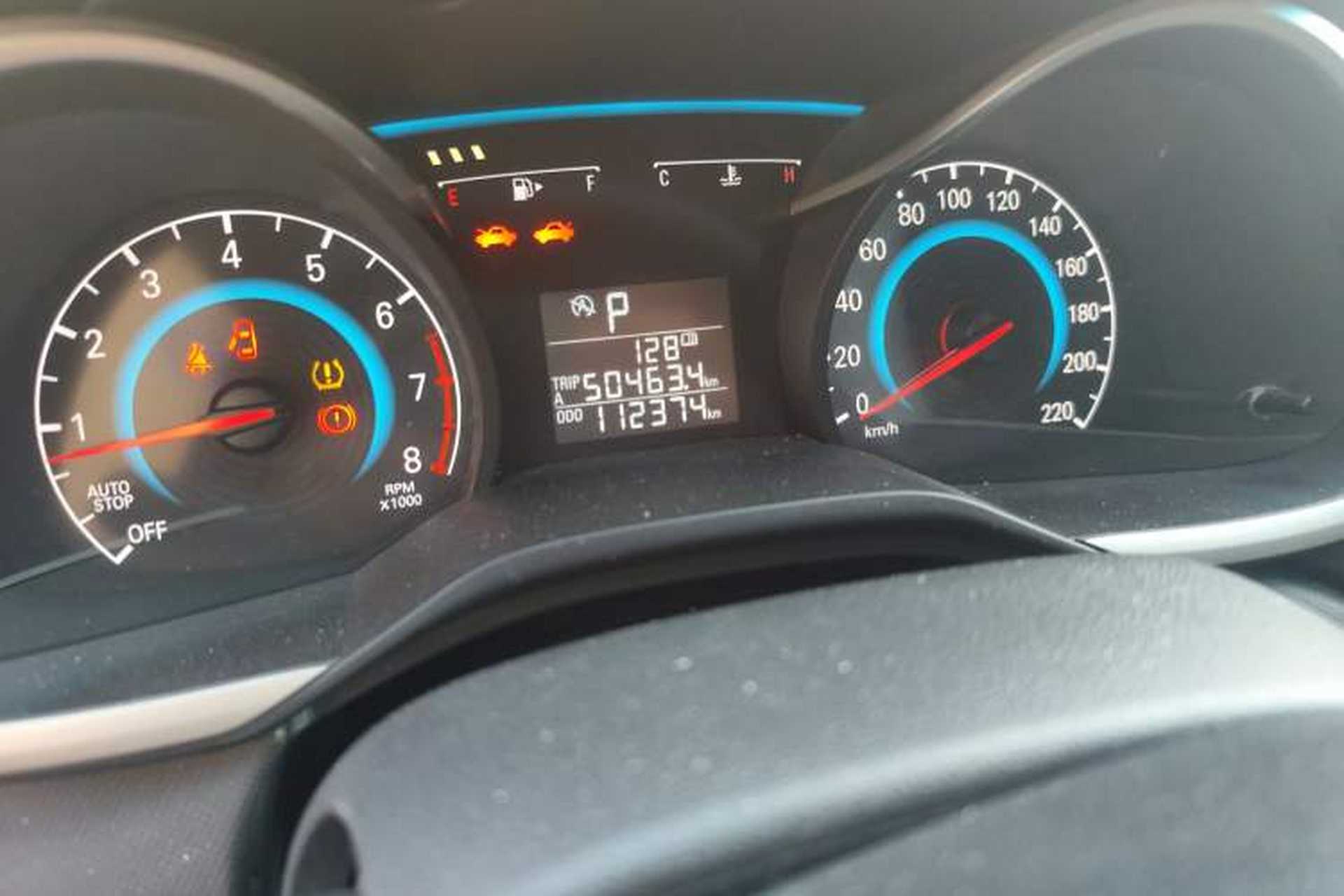 Used Chevrolet Cavalier 2016 1.5L Automatic Xinyue Edition Odometer Close Up
