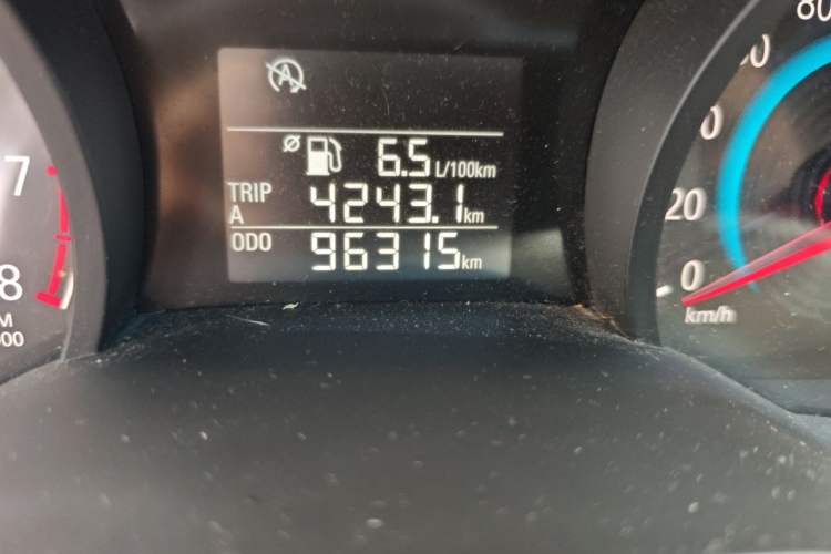 Used Chevrolet Cavalier 2016 1.5L Manual Enjoyment Edition Odometer Close Up
