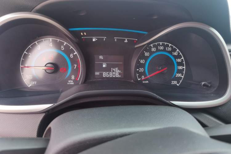 Used Chevrolet Cavalier 2016 1.5L Manual Enjoyment Edition Odometer Close Up