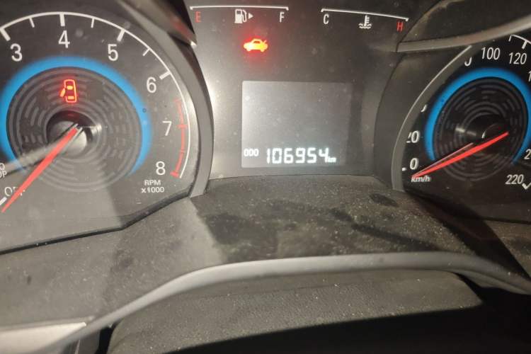 Used Chevrolet Cavalier 2016 1.5L Automatic Xinyue Edition Odometer Close Up