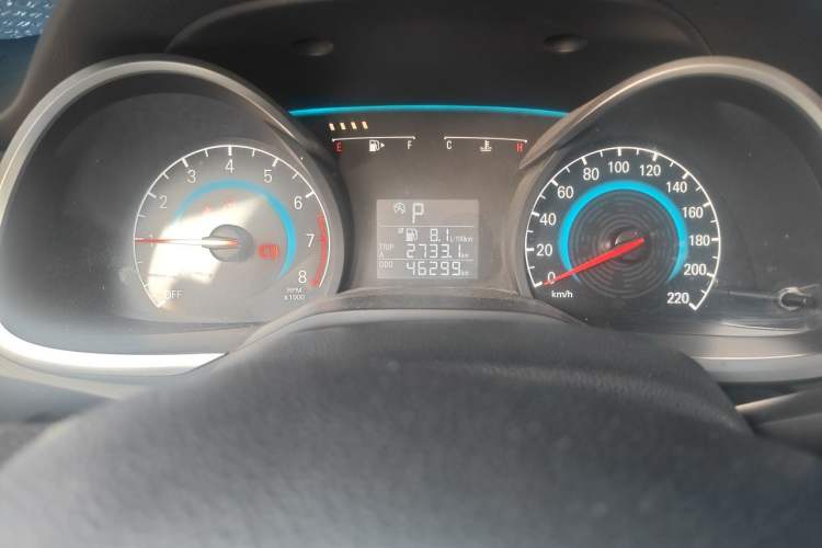 Used Chevrolet Cavalier 2016 1.5L Automatic Xinyue Edition Odometer Close Up