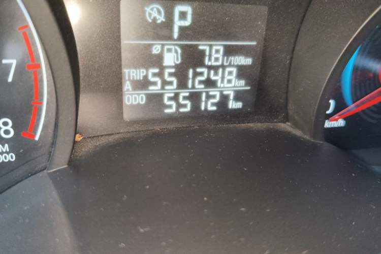 Used Chevrolet Cavalier 2016 1.5L Automatic Xinyue Edition Odometer Close Up