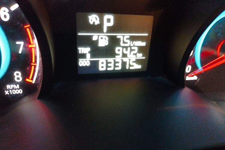 Used Chevrolet Cavalier 2016 1.5L Automatic Xinyue Edition Odometer Close Up