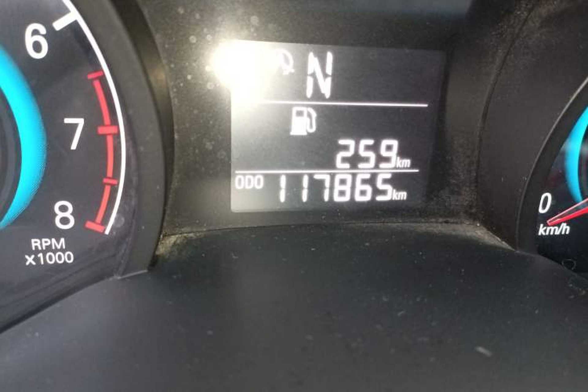 Used Chevrolet Cavalier 2016 1.5L Automatic Xinyue Edition Odometer Close Up