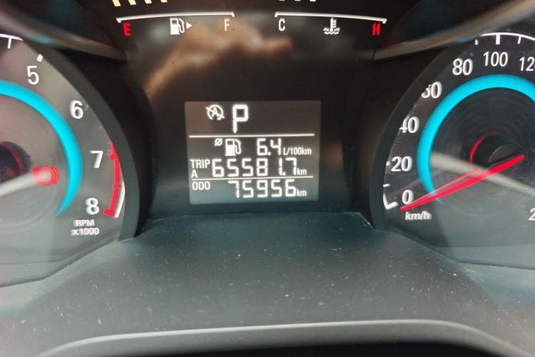 Used Chevrolet Cavalier 2016 1.5L Automatic Enjoyment Edition Odometer Close Up