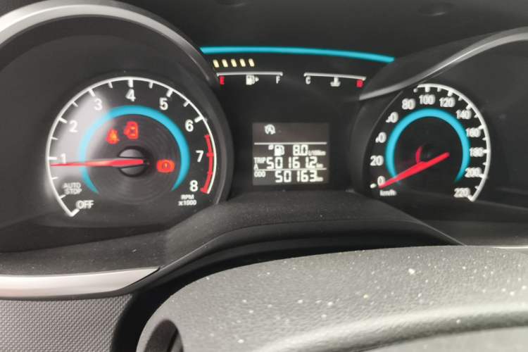 Used Chevrolet Cavalier 2016 1.5L Manual Enjoyment Edition Odometer Close Up