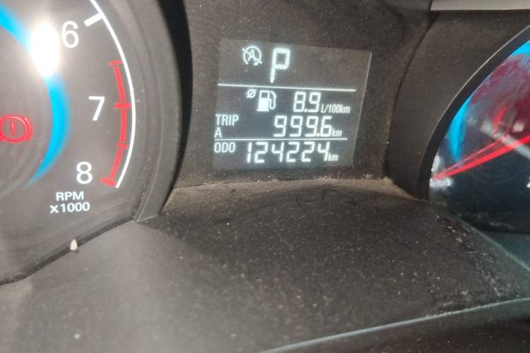 Used Chevrolet Cavalier 2016 1.5L Automatic Enjoyment Edition Odometer Close Up