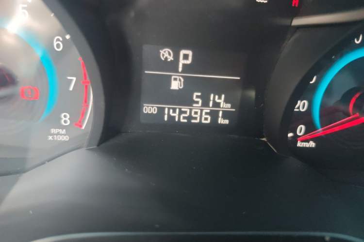 Used Chevrolet Cavalier 2016 1.5L Automatic Enjoyment Edition Odometer Close Up