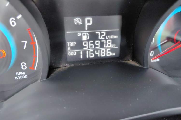 Used Chevrolet Cavalier 2016 1.5L Automatic Xinyue Edition Odometer Close Up
