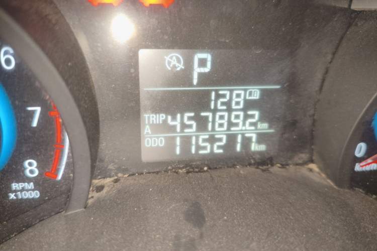 Used Chevrolet Cavalier 2016 1.5L Automatic Xinyue Edition Odometer Close Up