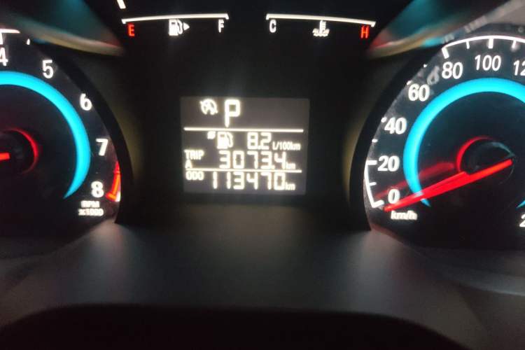 Used Chevrolet Cavalier 2016 1.5L Automatic Enjoyment Edition Odometer Close Up