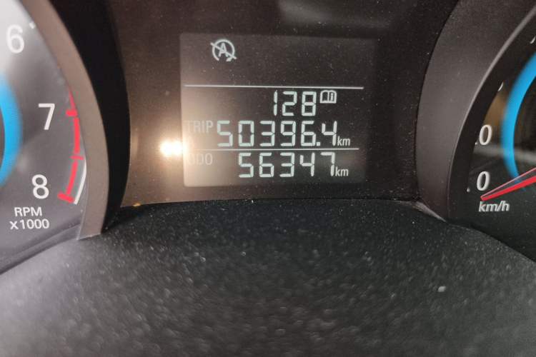 Used Chevrolet Cavalier 2016 1.5L Manual Xinyue Edition Odometer Close Up