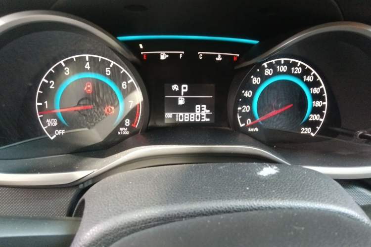 Used Chevrolet Cavalier 2016 1.5L Automatic Enjoyment Edition Odometer Close Up