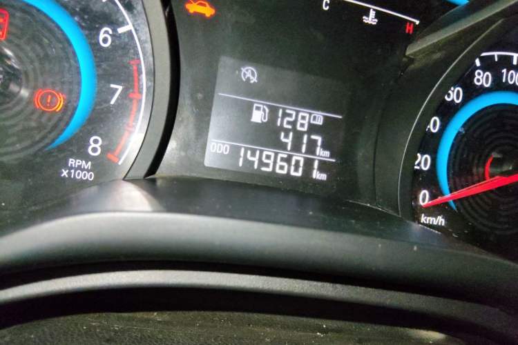Used Chevrolet Cavalier 2016 1.5L Manual Xinyue Edition Odometer Close Up
