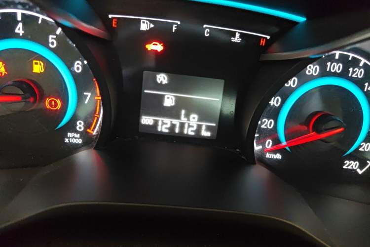 Used Chevrolet Cavalier 2016 1.5L Manual Enjoyment Edition Odometer Close Up