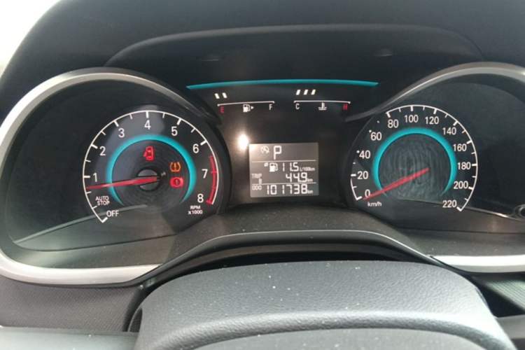 Used Chevrolet Cavalier 2016 1.5L Automatic Xinyue Edition Odometer Close Up