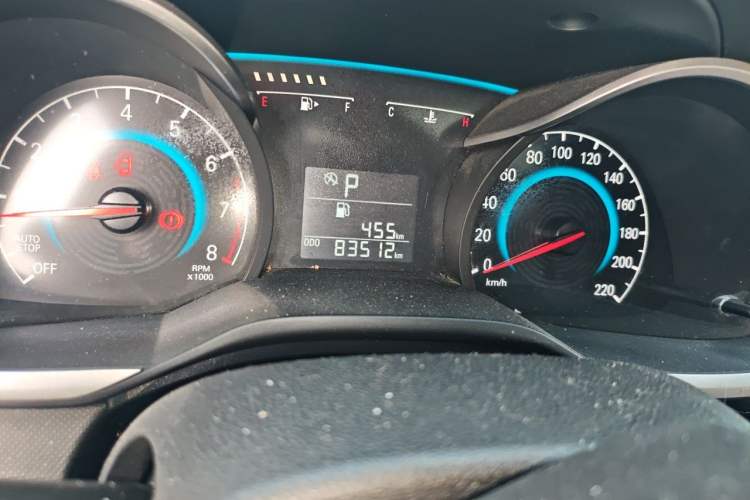 Used Chevrolet Cavalier 2016 1.5L Automatic Xinyue Edition Odometer Close Up