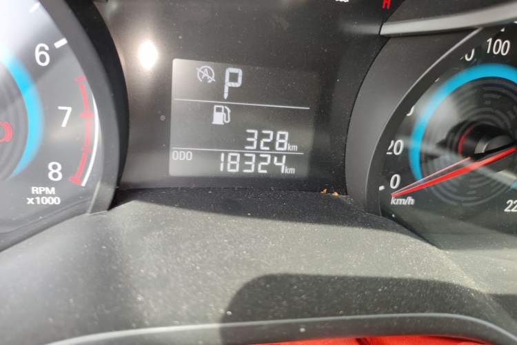 Used Chevrolet Cavalier 2016 1.5L Automatic Enjoyment Edition Odometer Close Up