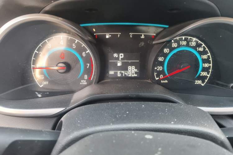 Used Chevrolet Cavalier 2016 1.5L Automatic Xinyue Edition Odometer Close Up