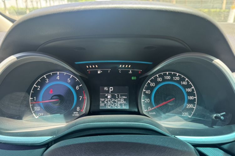 Used Chevrolet Cavalier 2016 1.5L Automatic Xinyue Edition Odometer Close Up