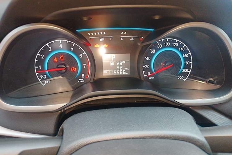 Used Chevrolet Cavalier 2016 1.5L Automatic Xinyue Edition Odometer Close Up