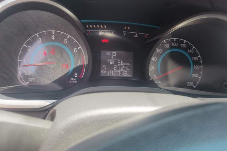 Used Chevrolet Cavalier 2016 1.5L Automatic Xinyue Edition Odometer Close Up