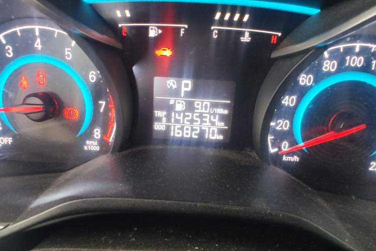 Used Chevrolet Cavalier 2016 1.5L Automatic Xinyue Edition Odometer Close Up