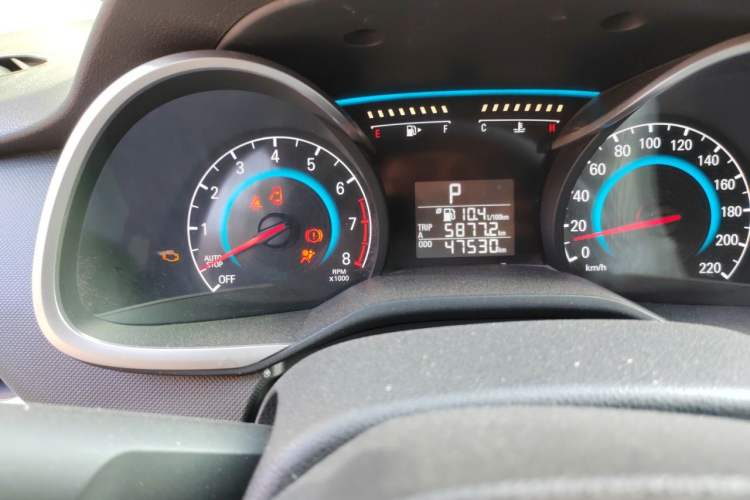 Used Chevrolet Cavalier 2016 1.5L Automatic Xinyue Edition Odometer Close Up