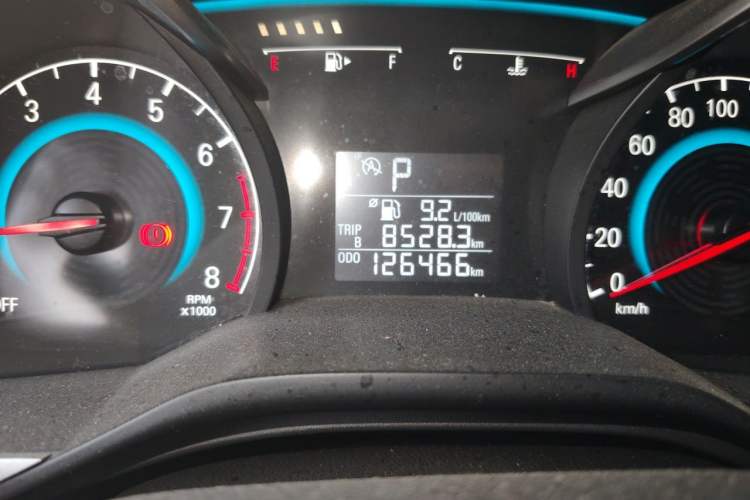 Used Chevrolet Cavalier 2016 1.5L Automatic Enjoyment Edition Odometer Close Up