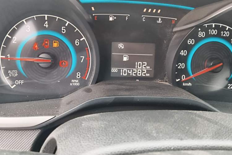Used Chevrolet Cavalier 2016 1.5L Manual Enjoyment Edition Odometer Close Up