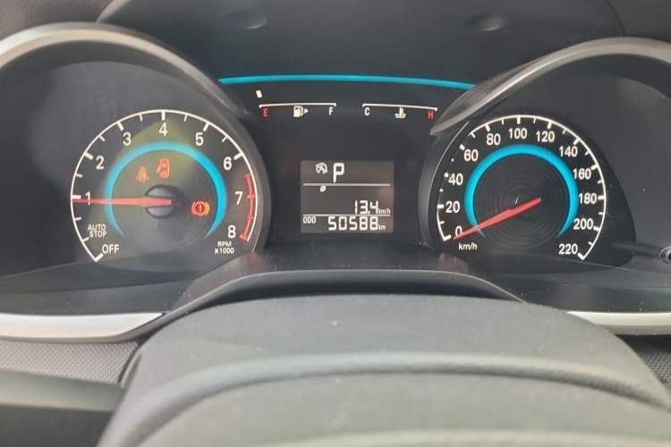 Used Chevrolet Cavalier 2016 1.5L Automatic Enjoyment Edition Odometer Close Up